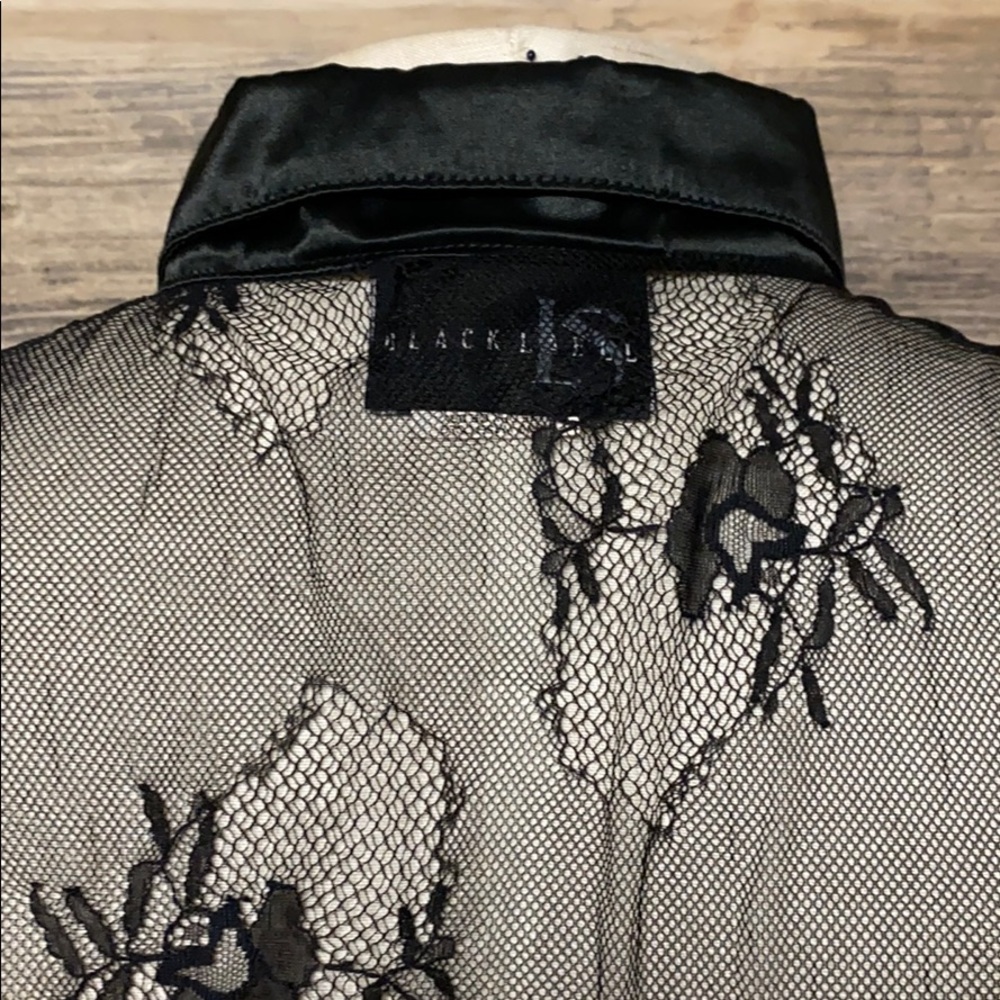 Lip Service Black Label Lily Lace Guy's Shirt NWT G3 - Picture 3 of 4